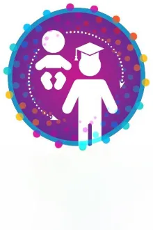 A graduate and a baby
