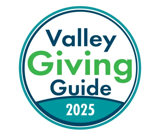 A logo for the 2025 Valley Giving Guide